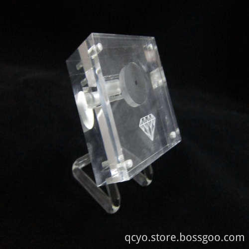 top quality countertop acrylic jewelry display cabinet earring display necklace display stand